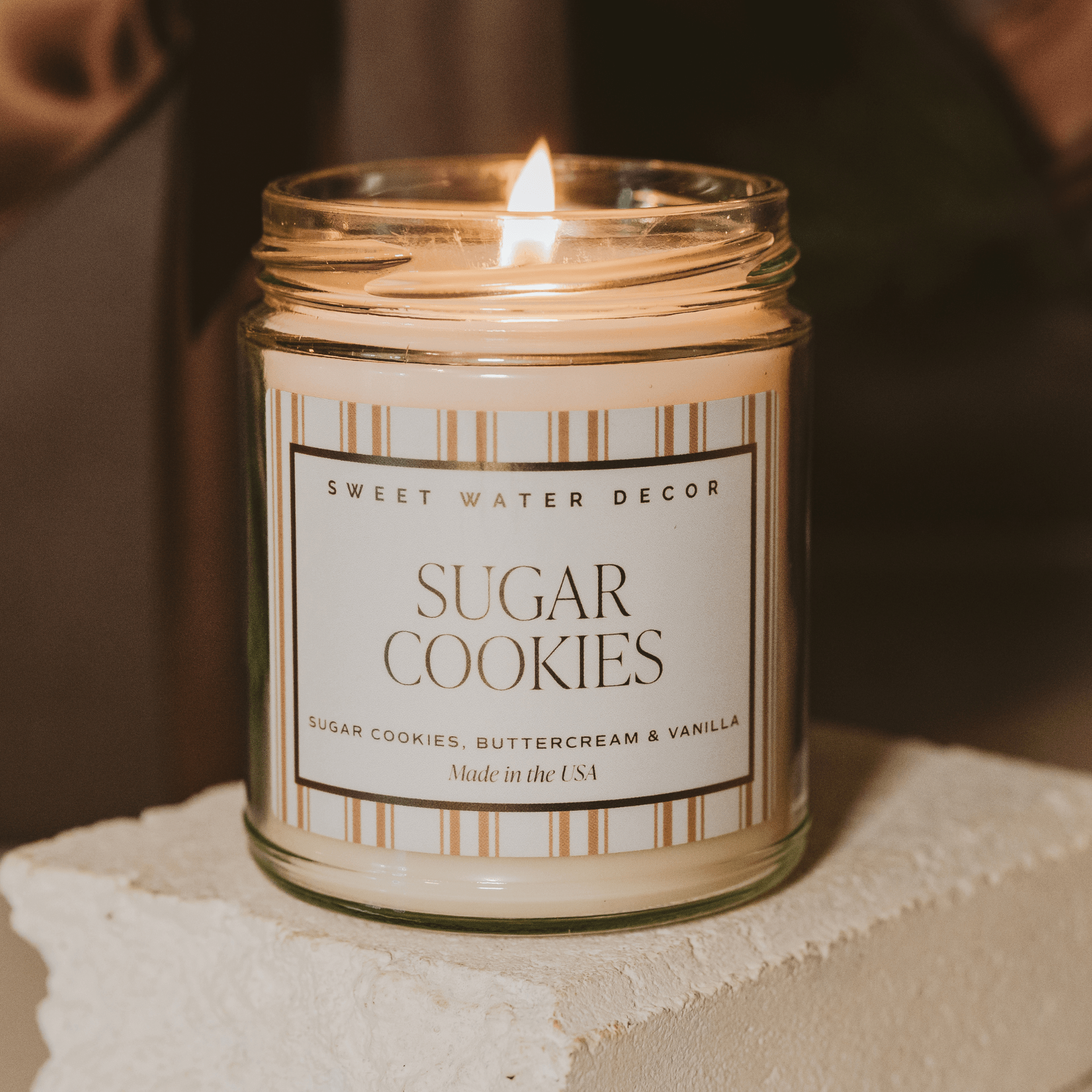 Sugar Cookies Patterned Jar Candle