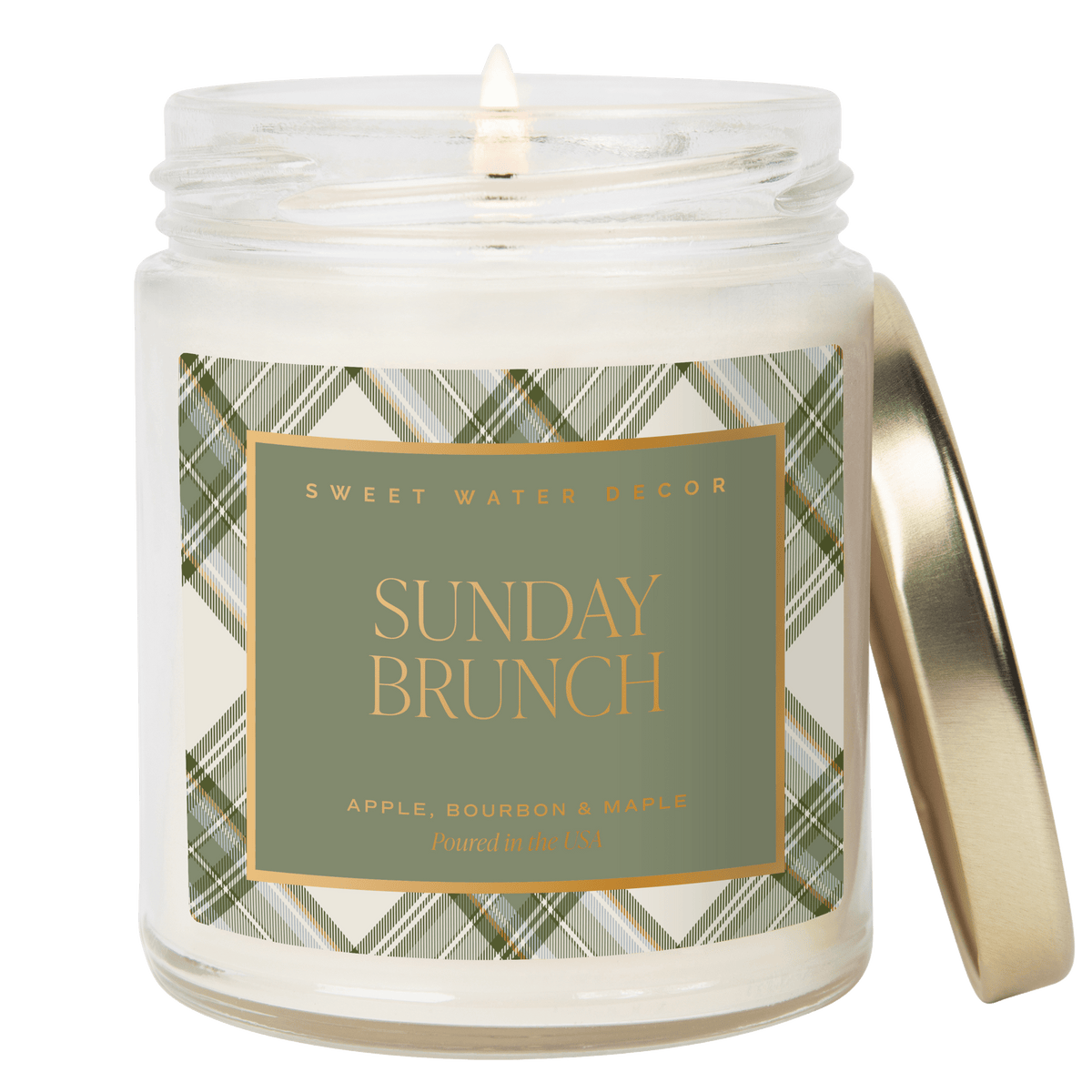 Sunday Brunch Patterned Jar Candle
