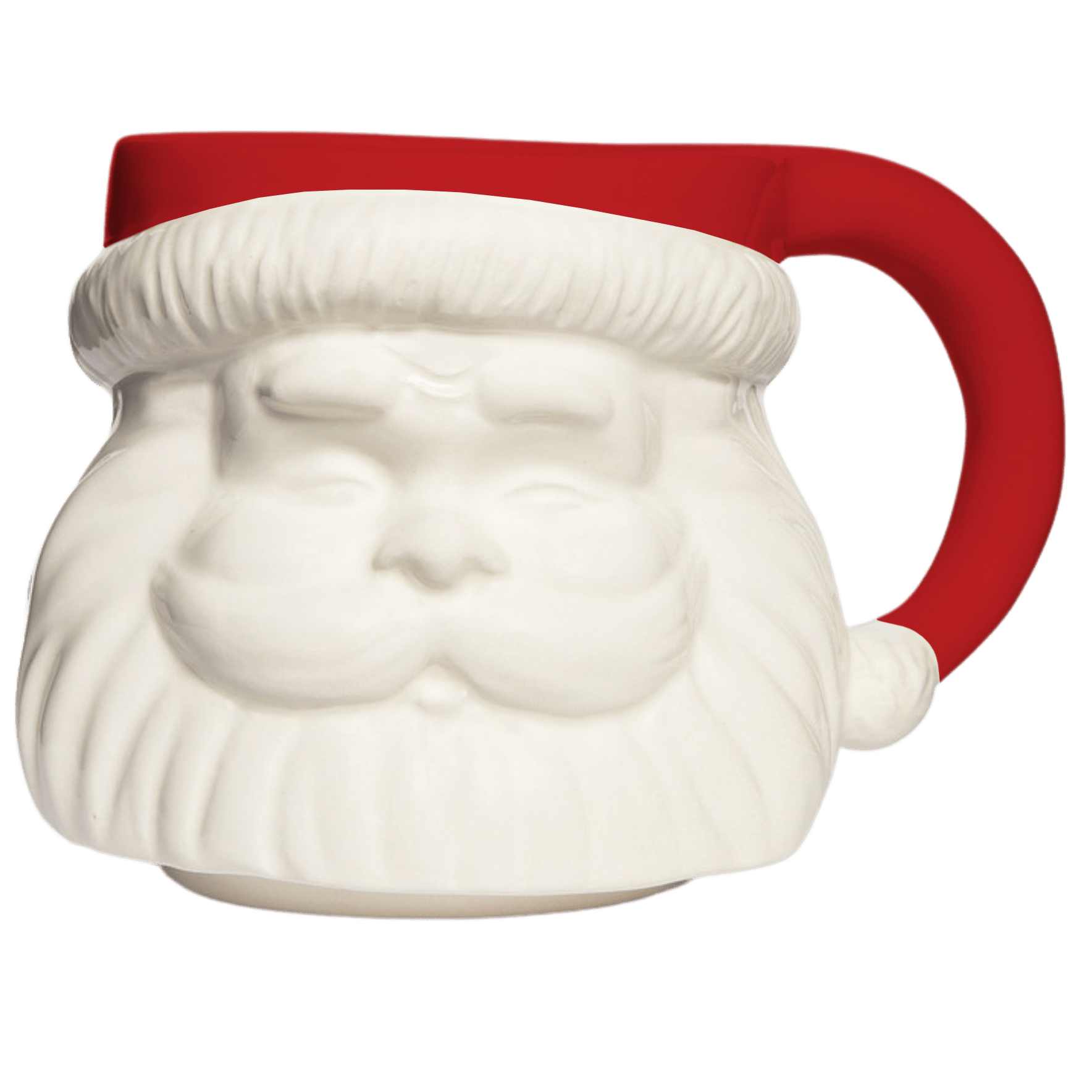 Red Hat Santa Figurine Coffee Mug