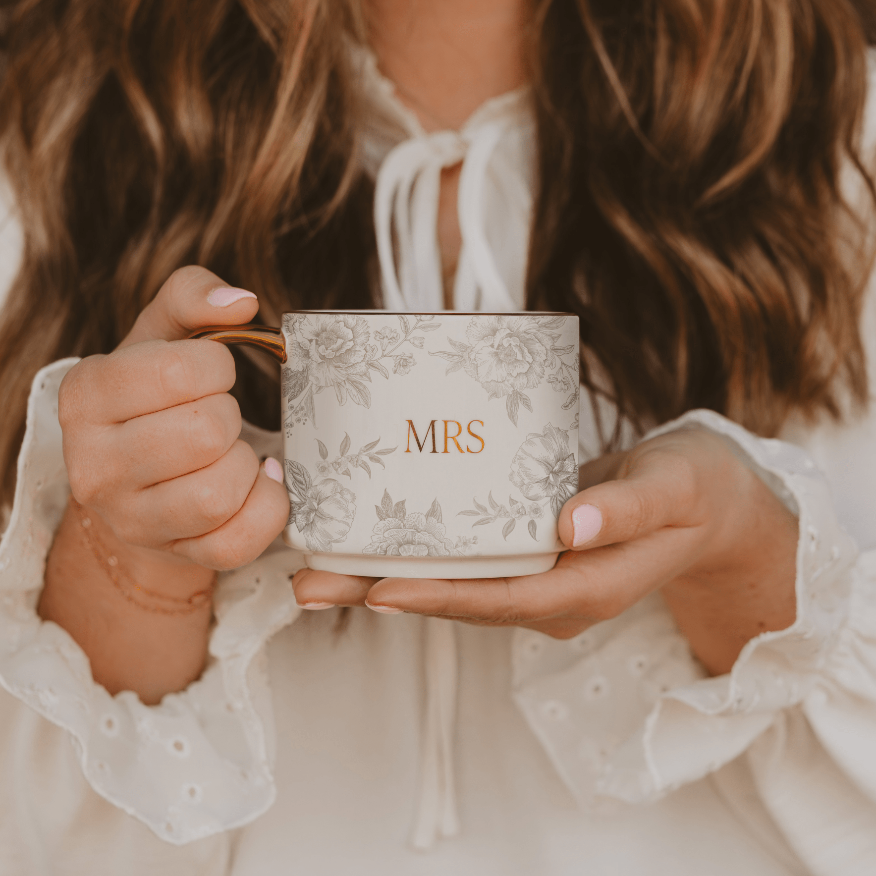 MRS Gold Handle Coffee Mug