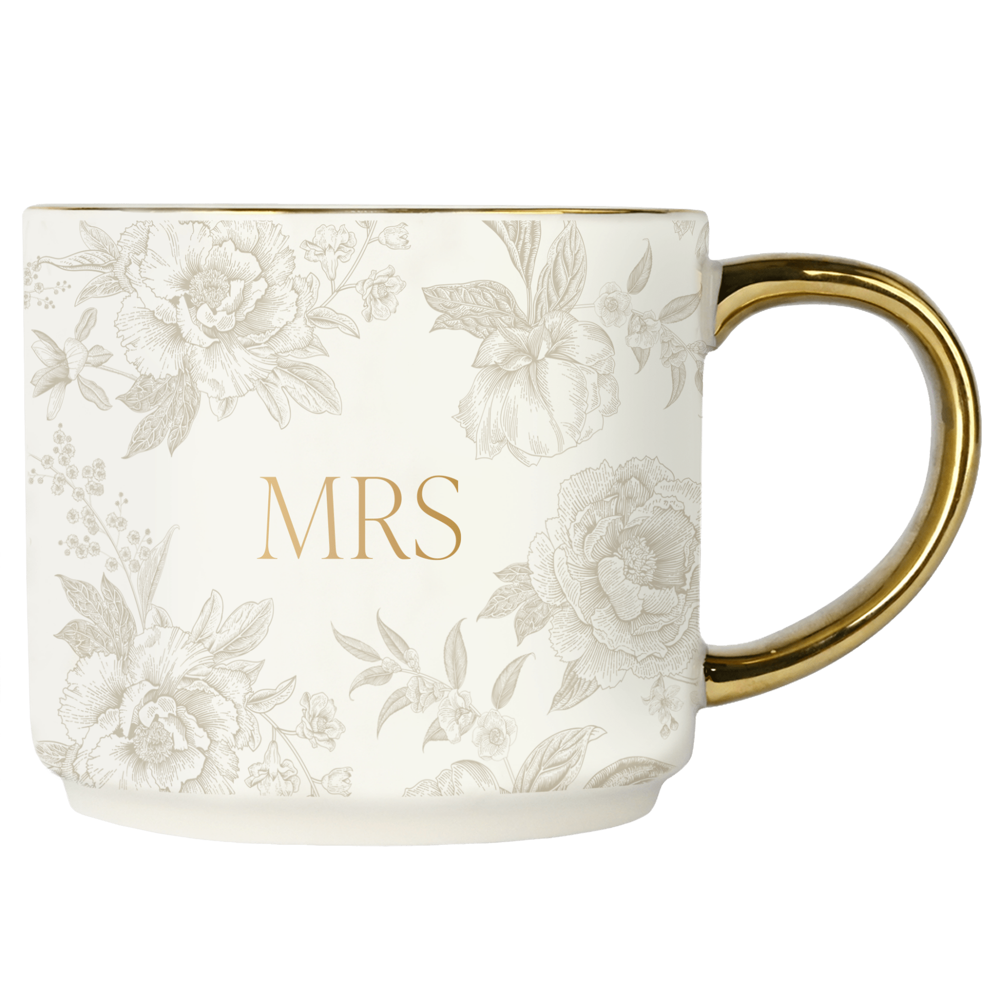 MRS Gold Handle Coffee Mug
