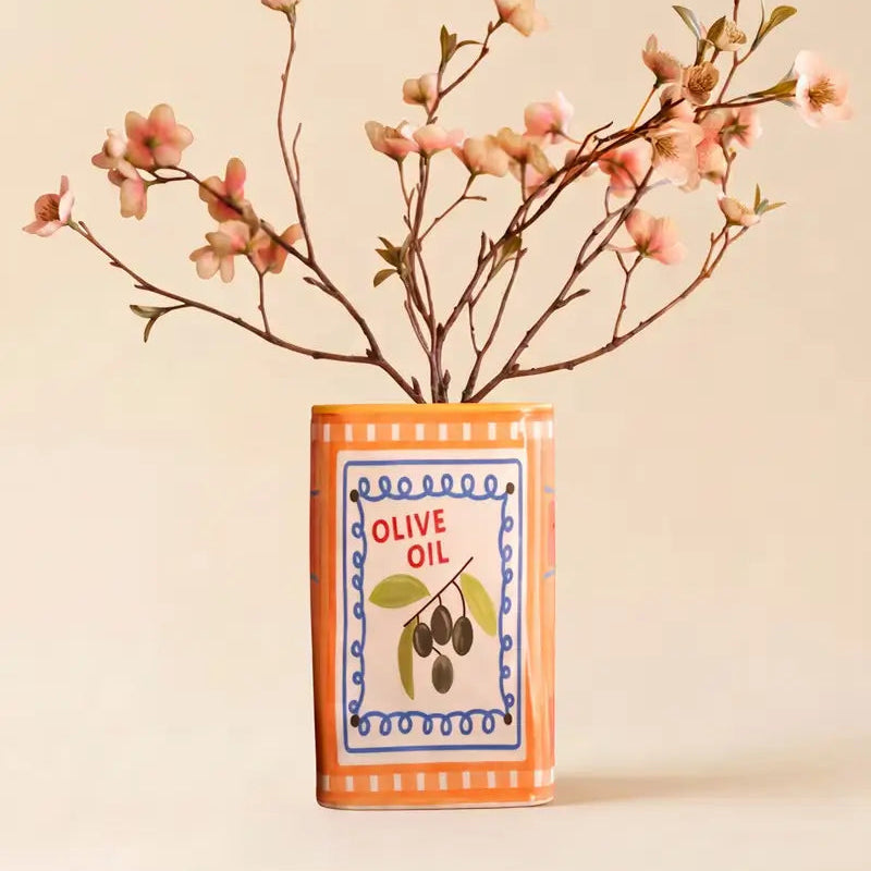 Ceramic Olive Oil Vase