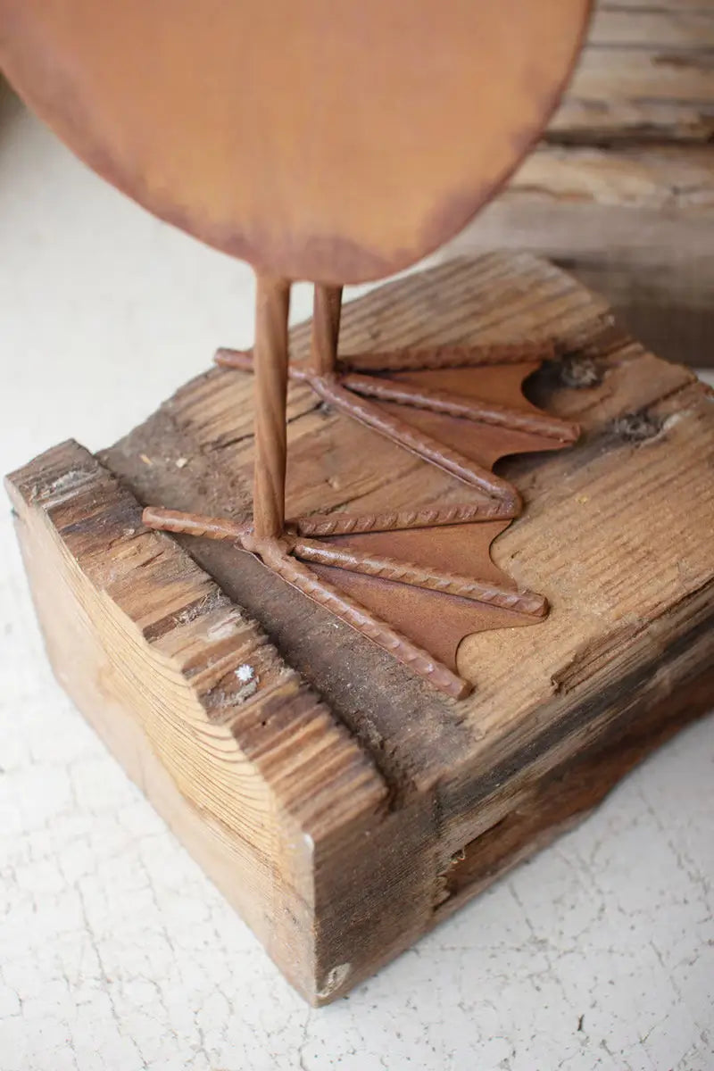 Rustic Metal Geese Set