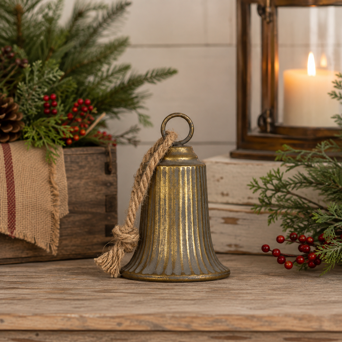Aged Gold Bell