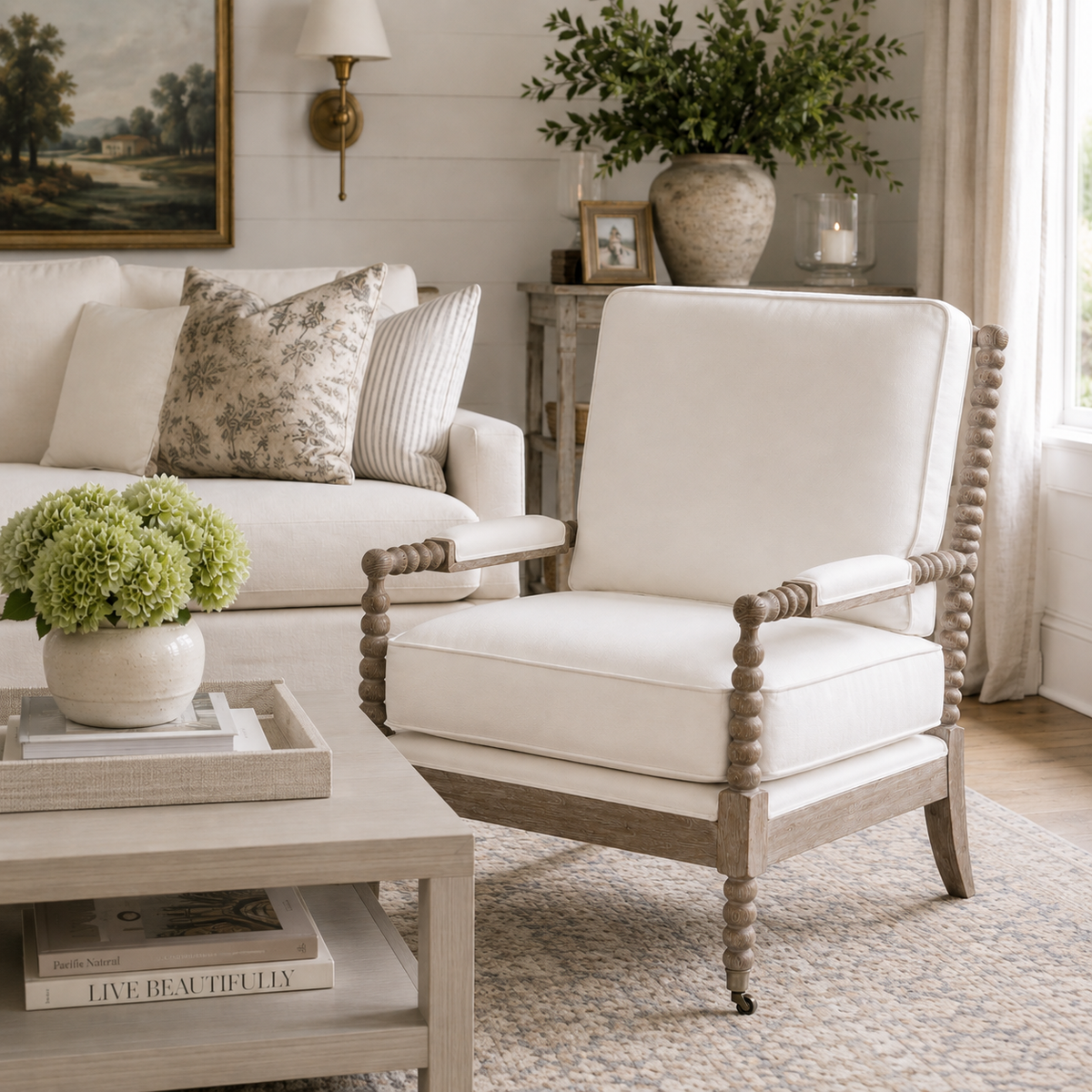 Rouleau Club Chair