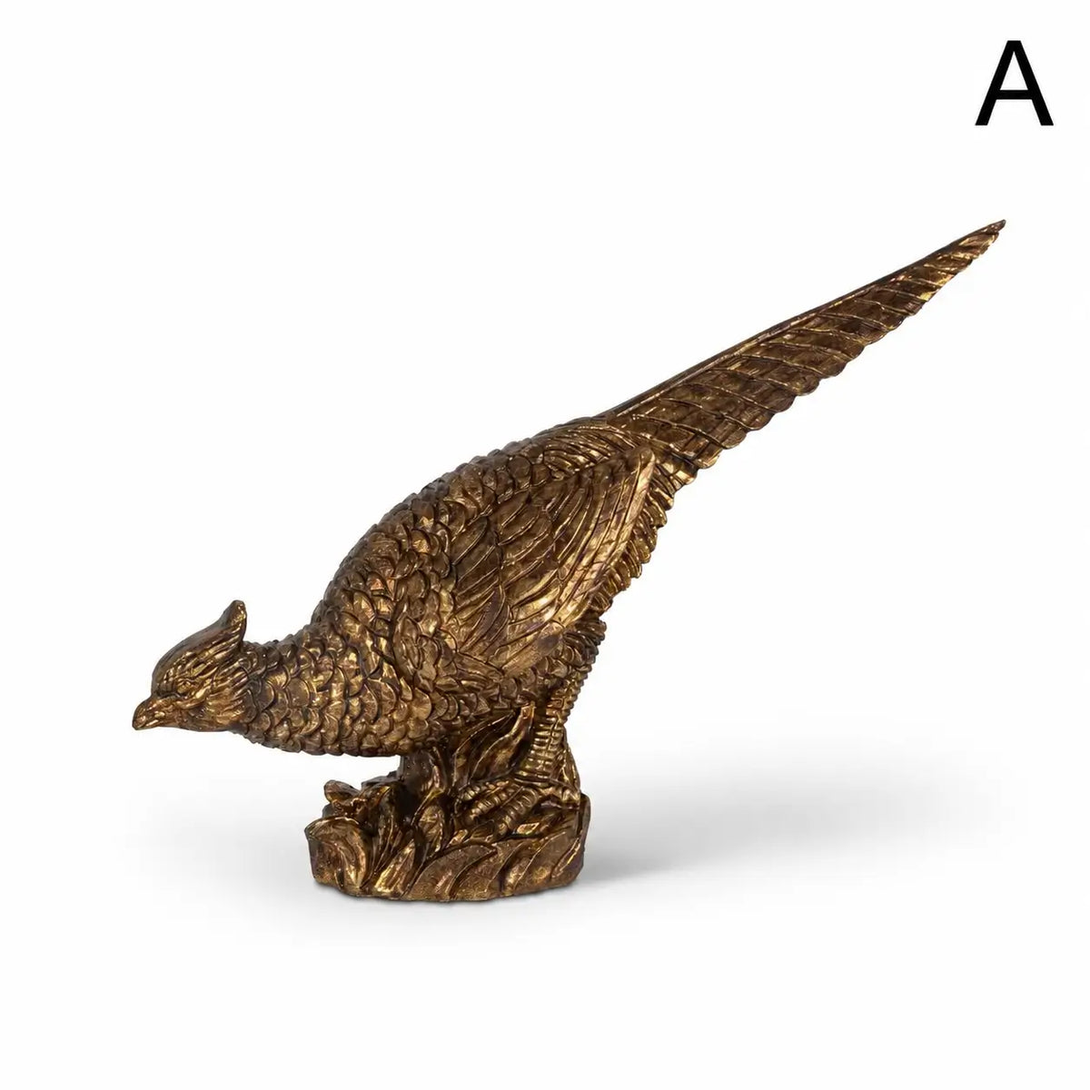 Bronze Resin Tabletop Pheasant