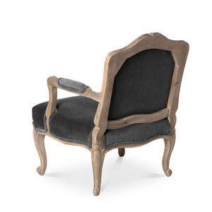 Chloe Velvet Upholstered Arm Chair