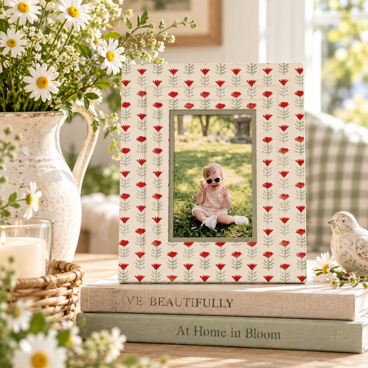Claire Poppy Picture Frame 5x7