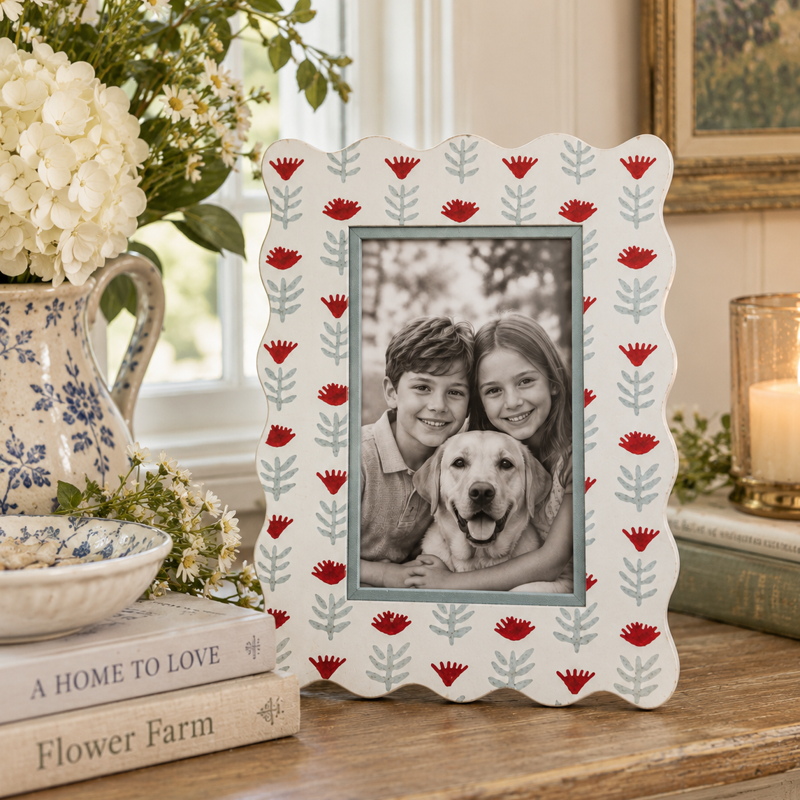 Claire Poppy Picture Frame 4x6