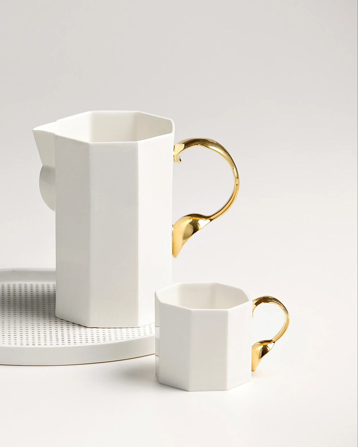 Cutlery Spoon Handle Cup & Saucer Set