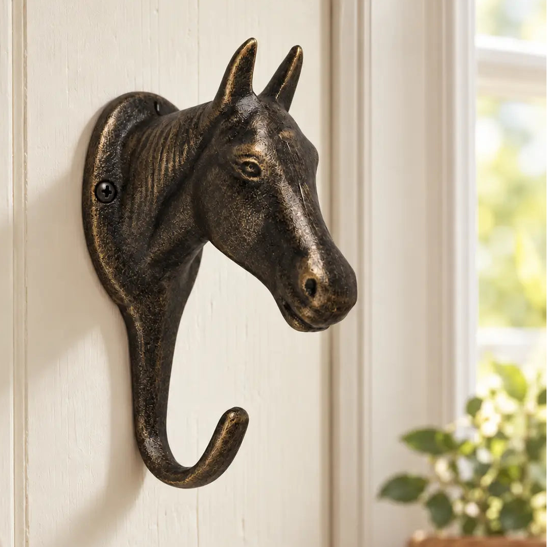 Cast Iron Horse Wall Hook