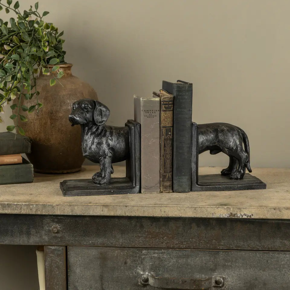 Dachshund Bookends