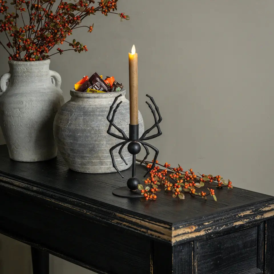 Spider Taper Candle Holder
