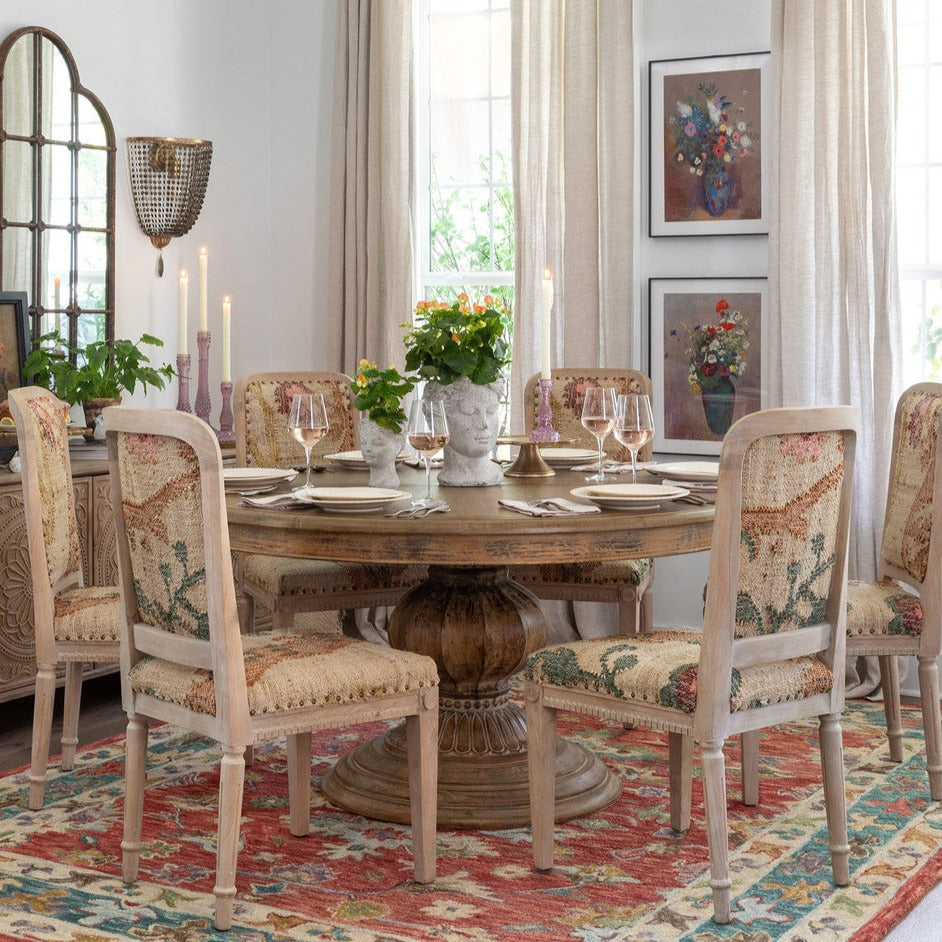Cassia Kilim Upholstered Dining Chair A Cottage in the City