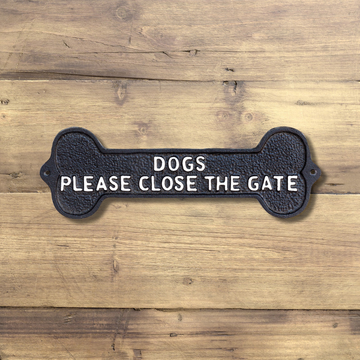 Dog Bone Please Close The Gate Sign