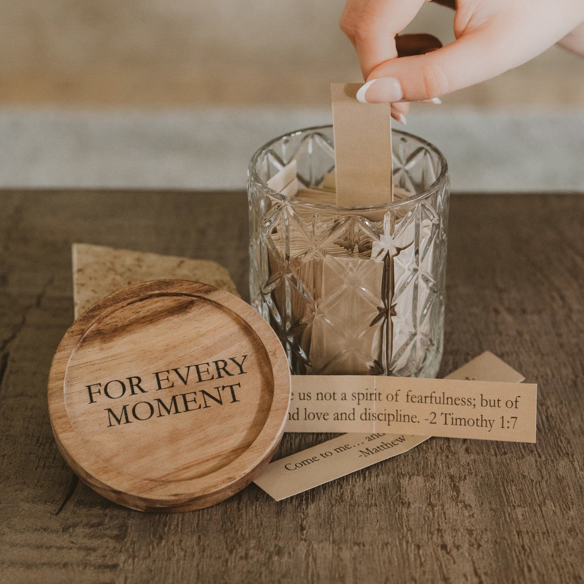 Encouragement For Every Moment Glass Jar