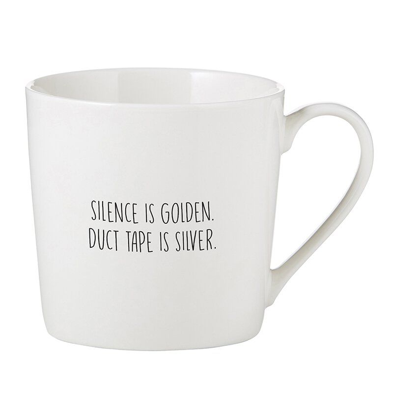 Silence Is Golden Mug Set