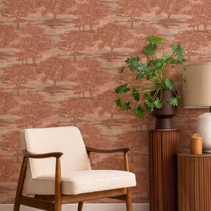 Forest Toile Peel & Stick Wallpaper