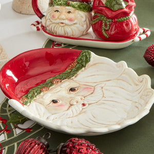Santa Claus Ceramic Plate