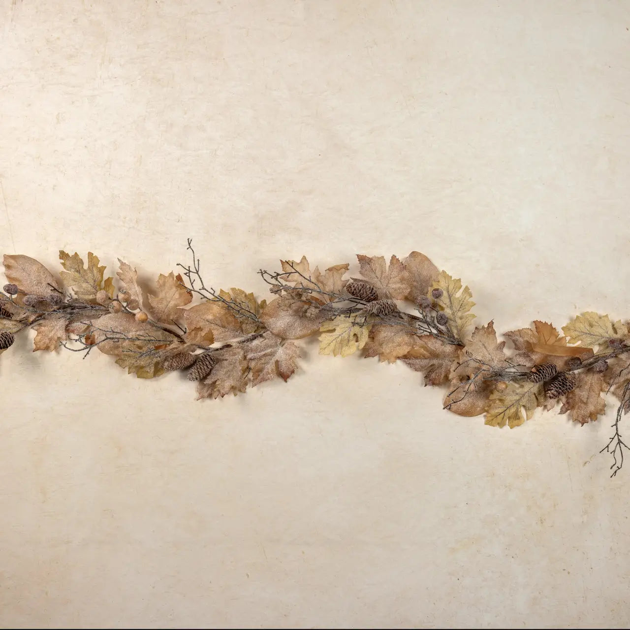 Frosted Woodland Leaf Garland