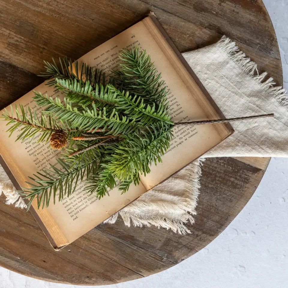 Hemlock & Douglas Fir Mini Pinecones Pick