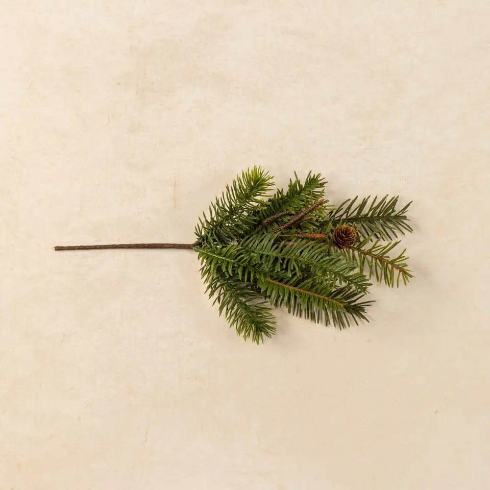 Hemlock & Douglas Fir Mini Pinecones Pick