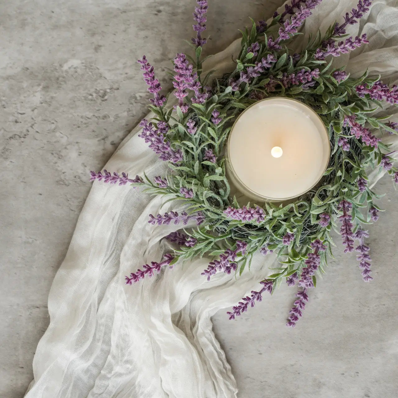 Lavender Candle Ring