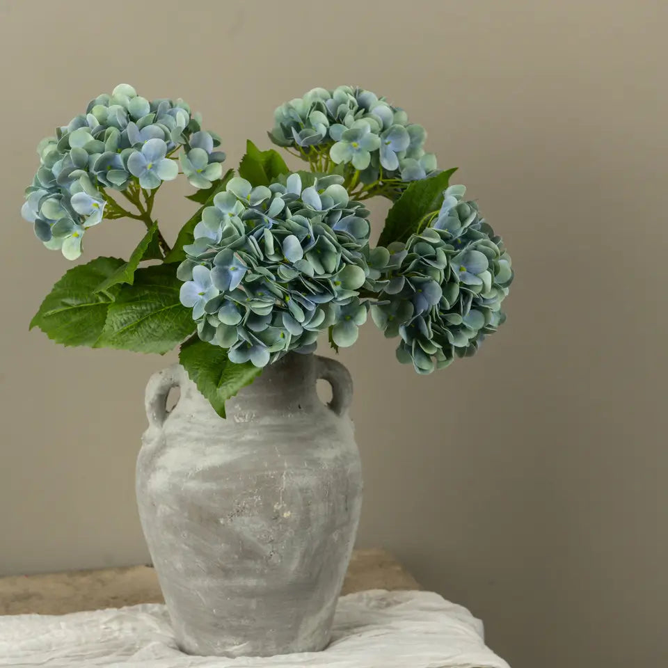 Mixed Blue Hydrangea Stem 20"