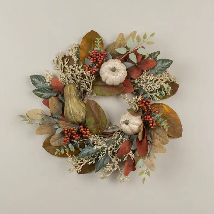 Pumpkin, Eucalyptus & Berries Candle Ring