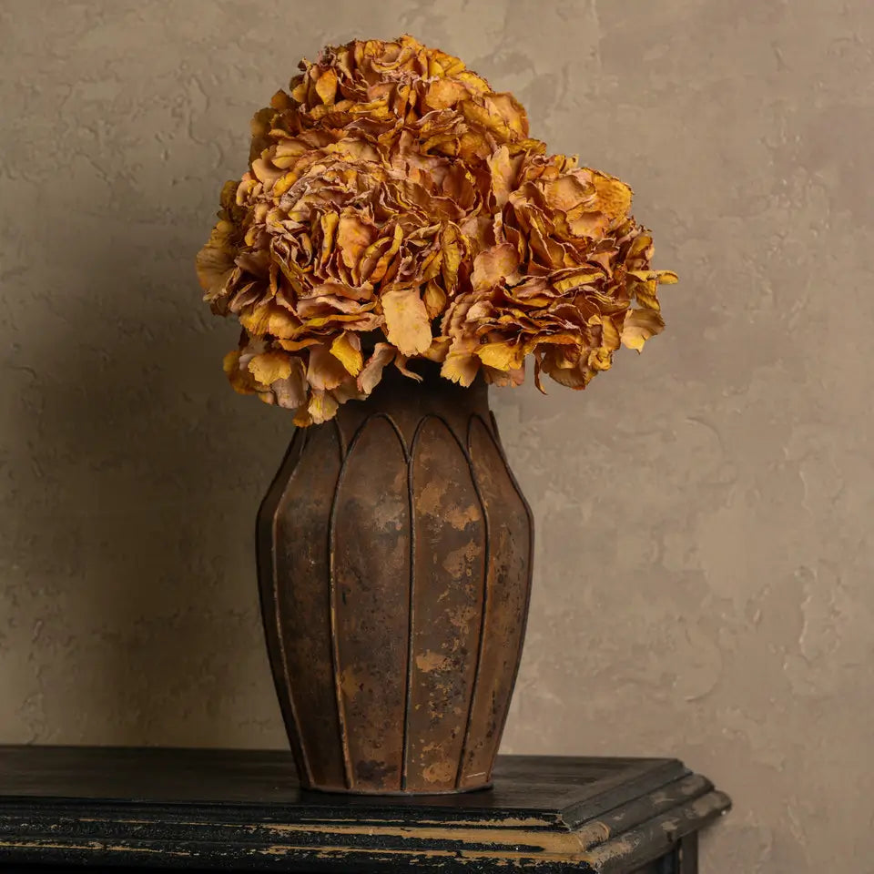Orange Hydrangea Spray