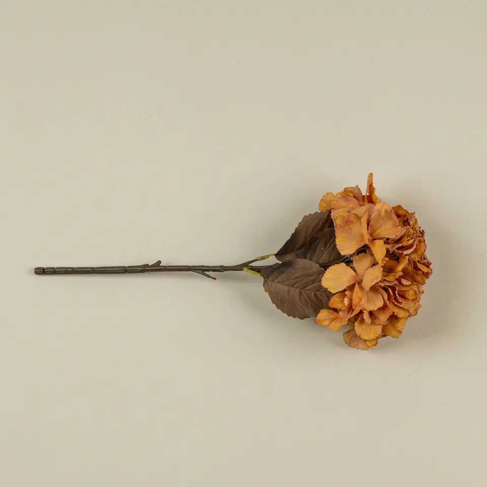 Orange Hydrangea Spray