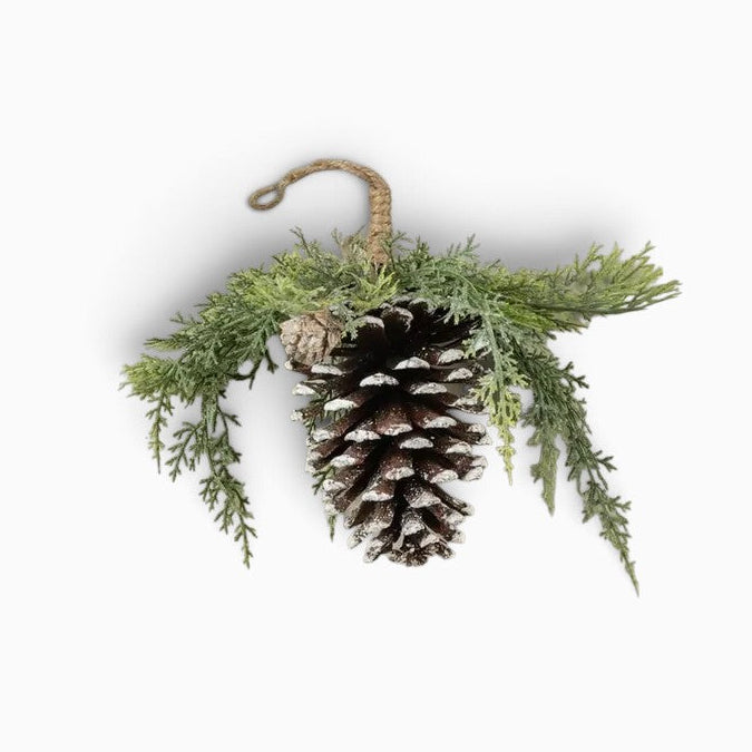 Pinecone & Cedar Ornament