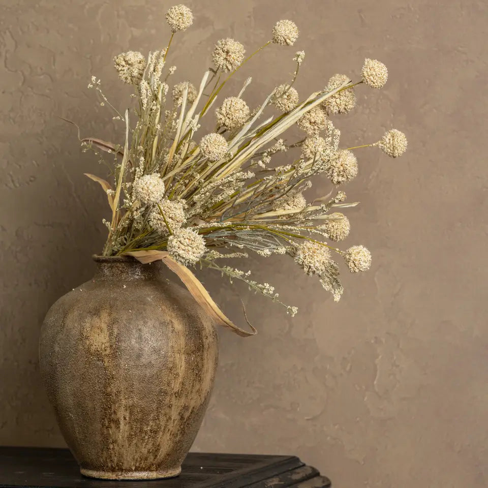Beige Pom Pom Bush