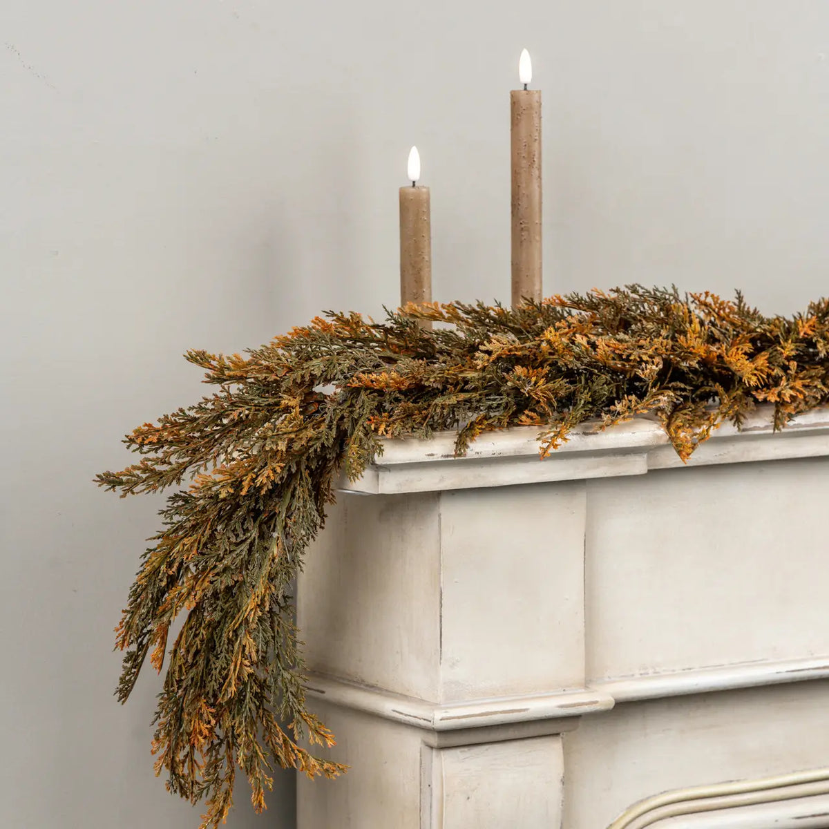 Orange Tipped Juniper Garland