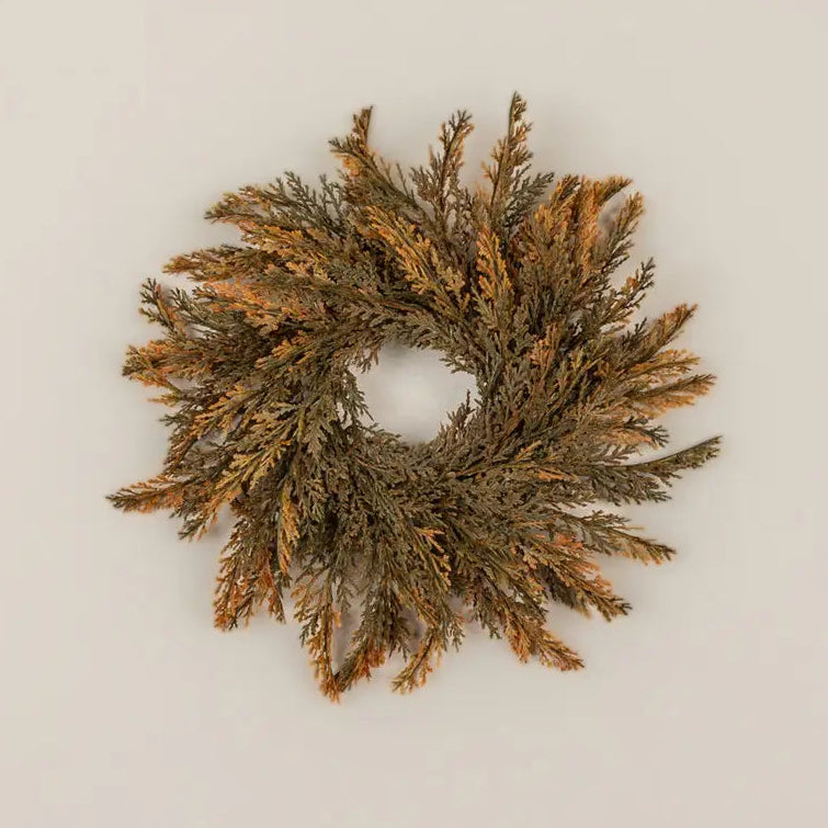 Orange Tipped Juniper Candle Ring