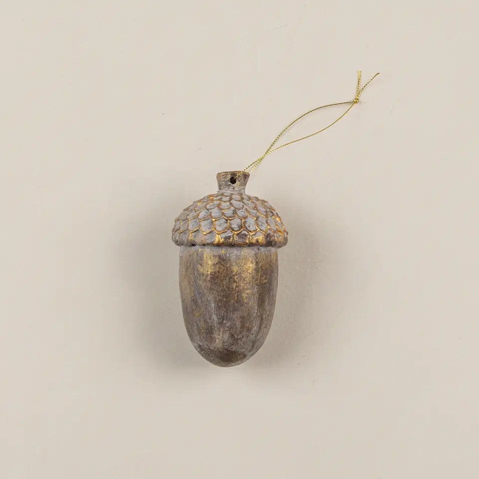 Aged Acorn Ornament