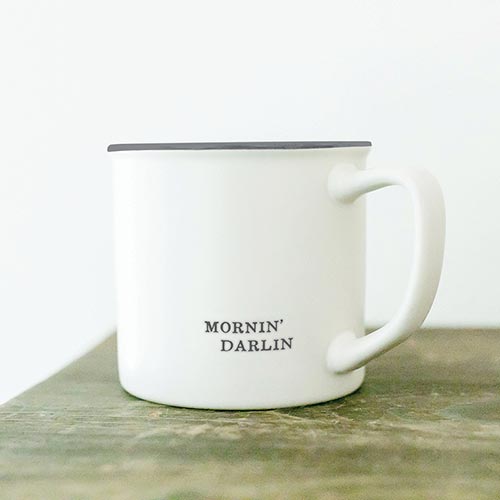 Mornin&#39; Darlin Coffee Mug Set