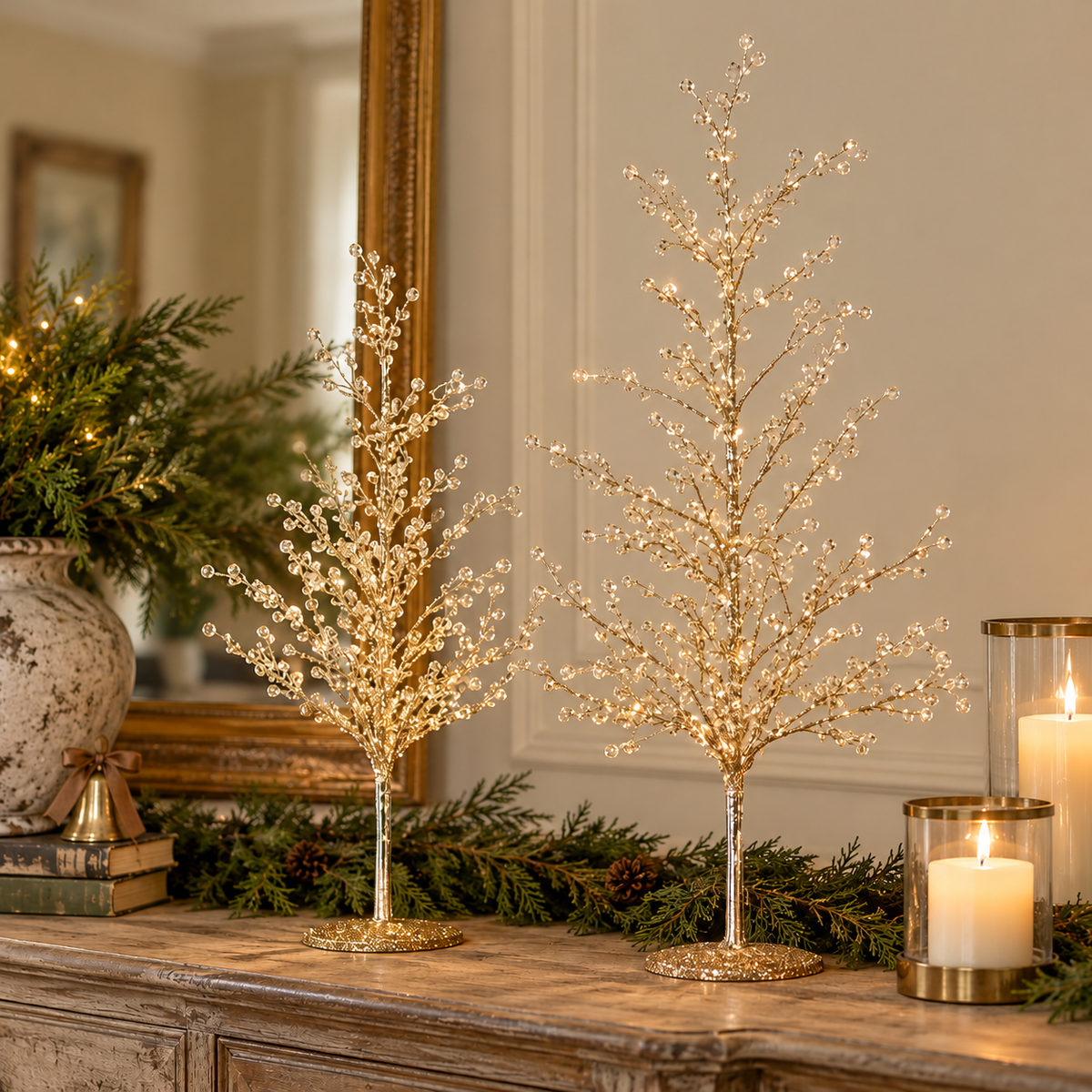 Gold Crystal Tree