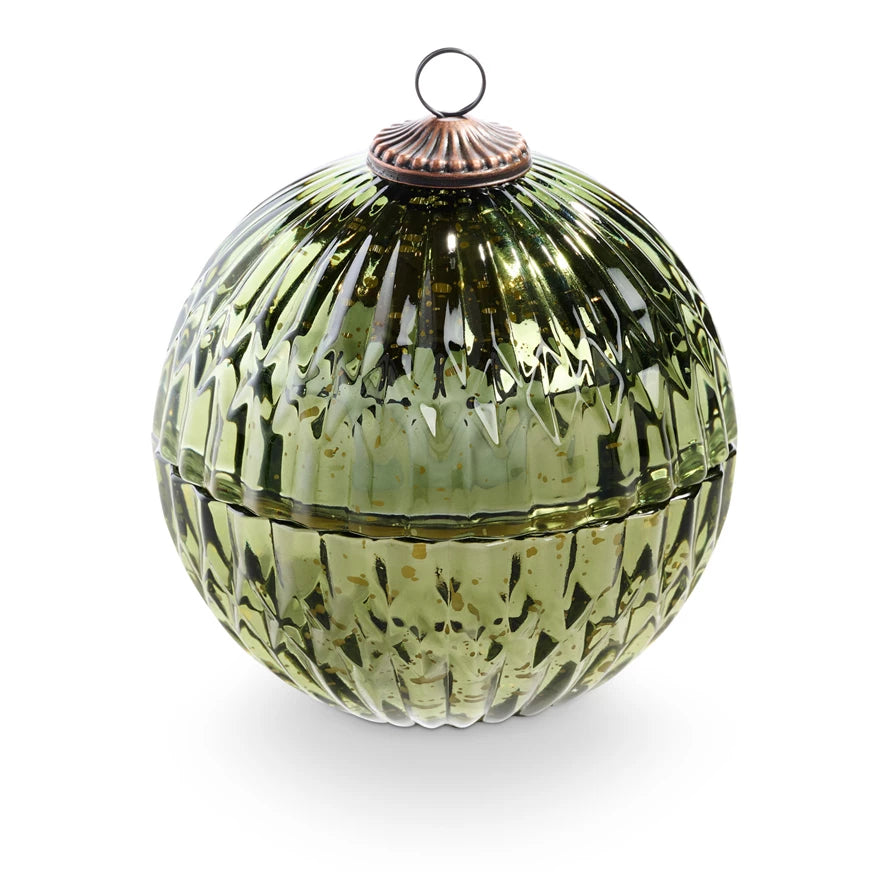 Green Balsam & Cedar Mercury Ornament Candle
