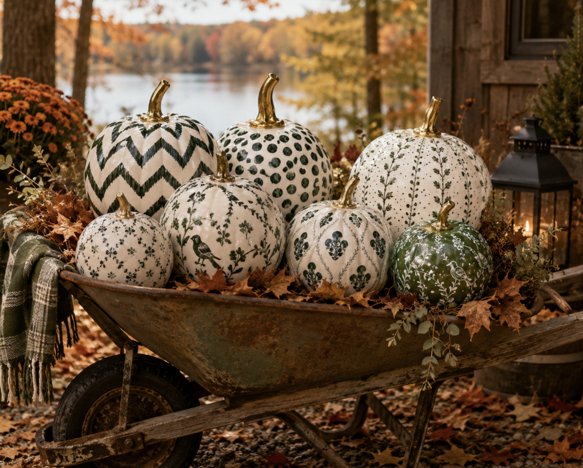 Green Heritage Medallion Pumpkin