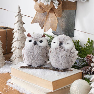 Grey Owl Ornament