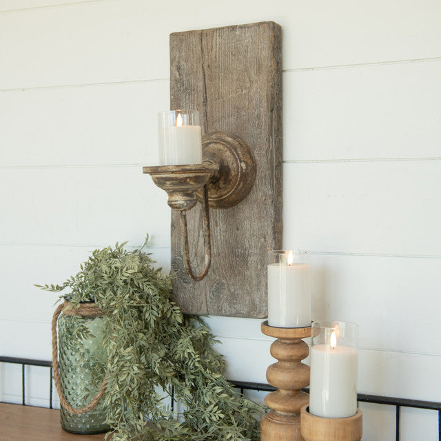 Rustic Wall Sconce