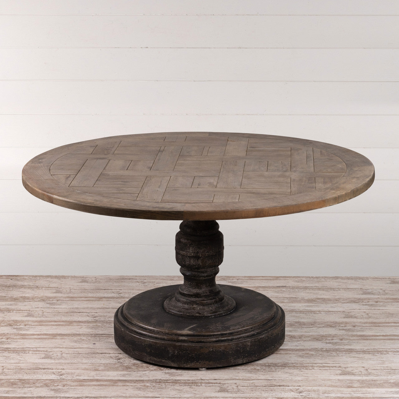 Harvey Round Wood Table