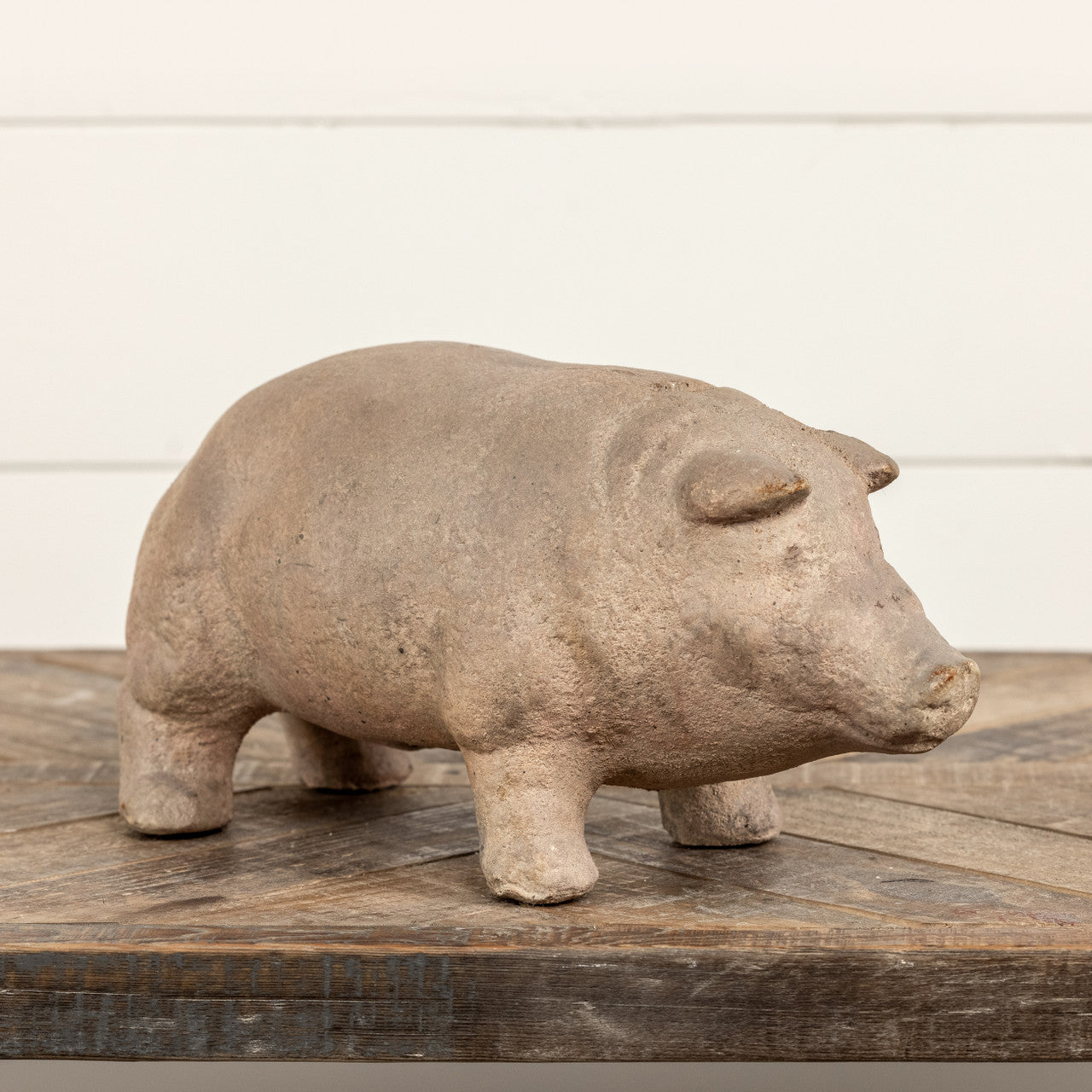 Rustic Resin Piggy Bank