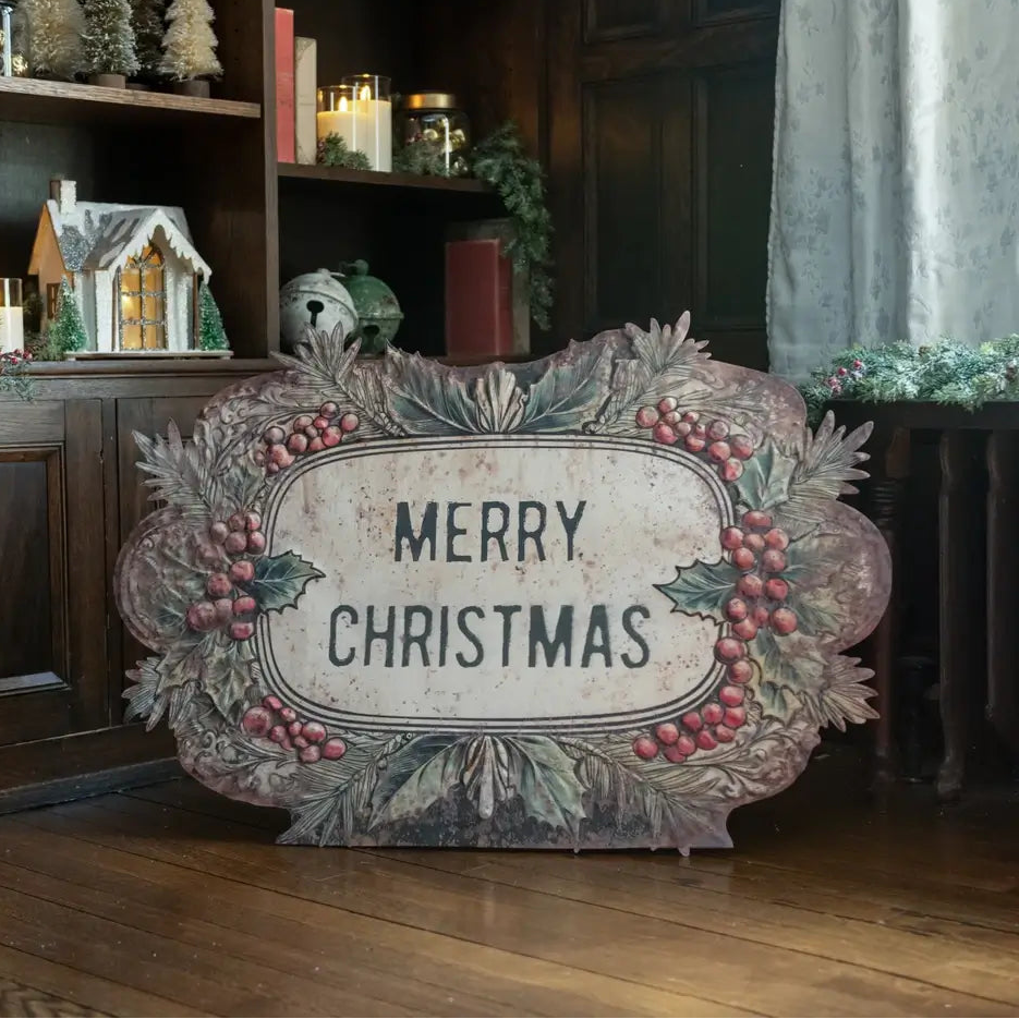Merry Christmas Metal Dummy Board