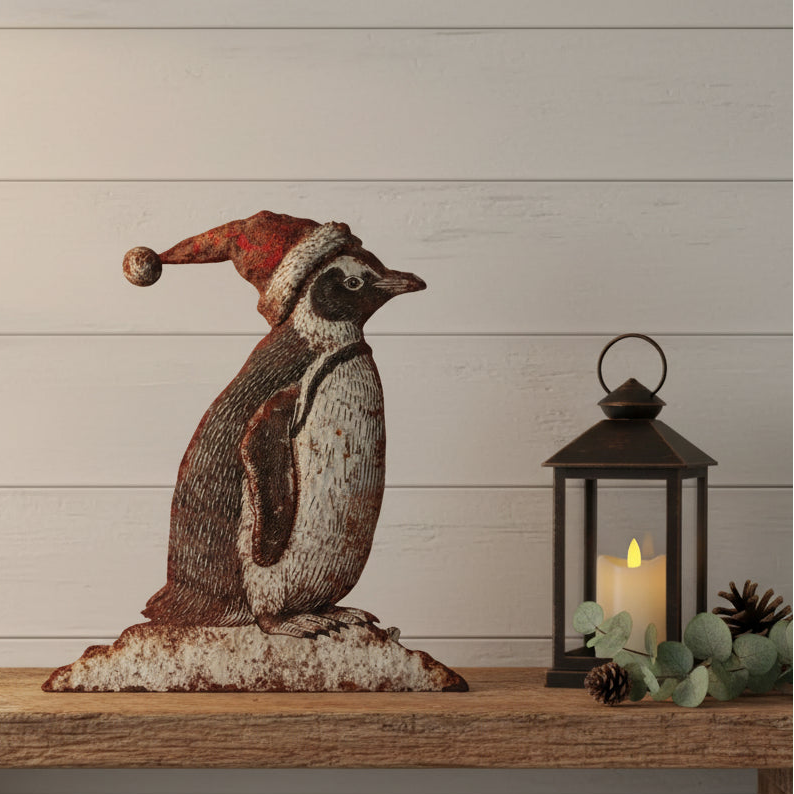 Santa Hat Pengin Metal Dummy Board