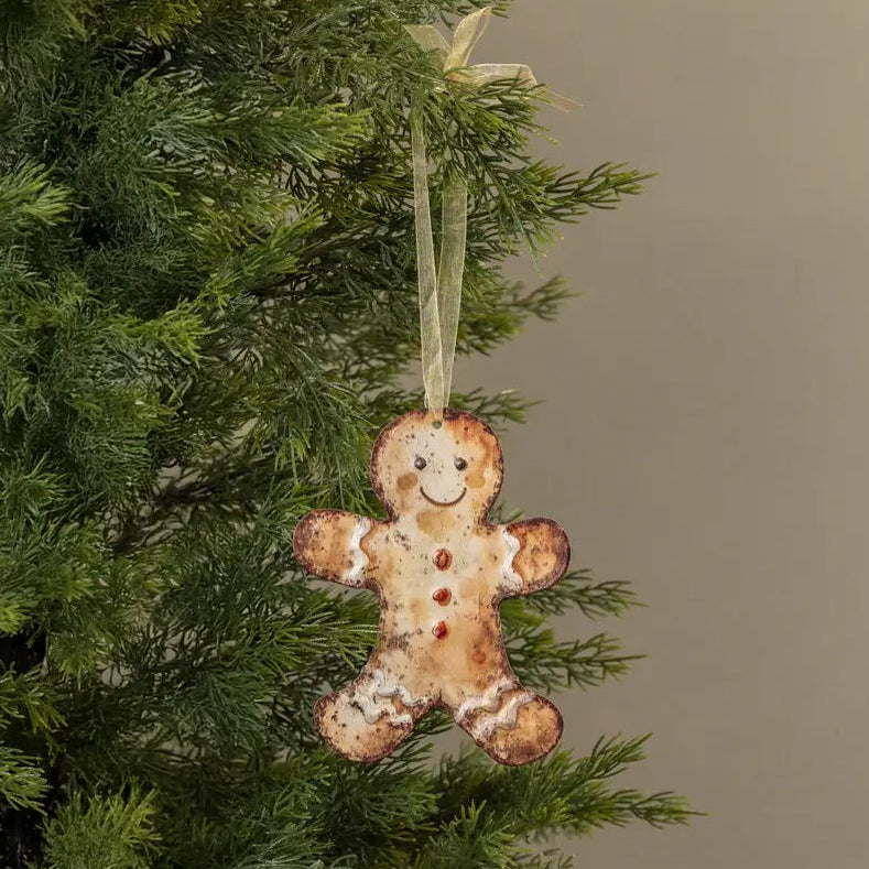Gingerbread Metal Ornament