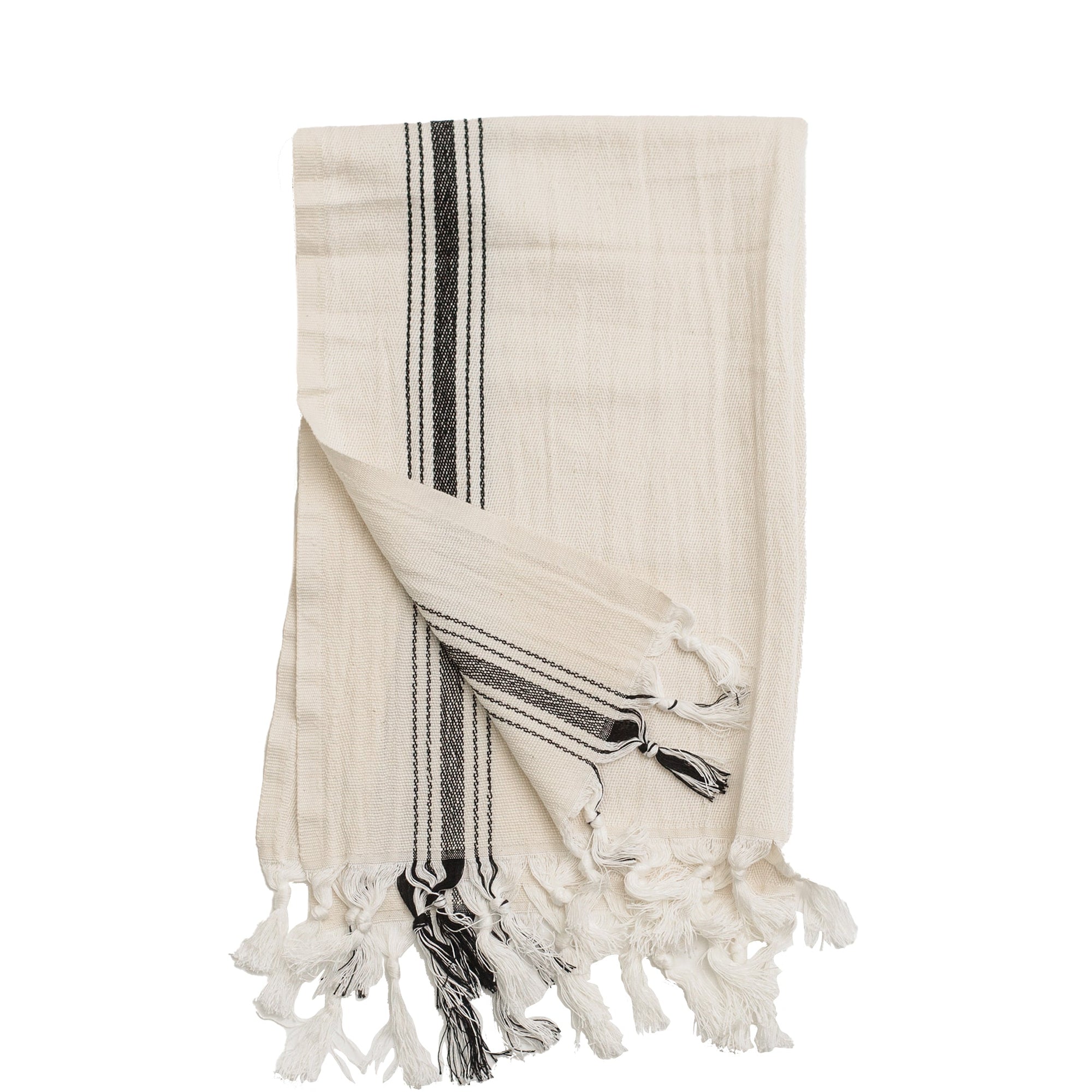 Savannah Five Stripe Turkish Cotton & Bamboo Hand Towel