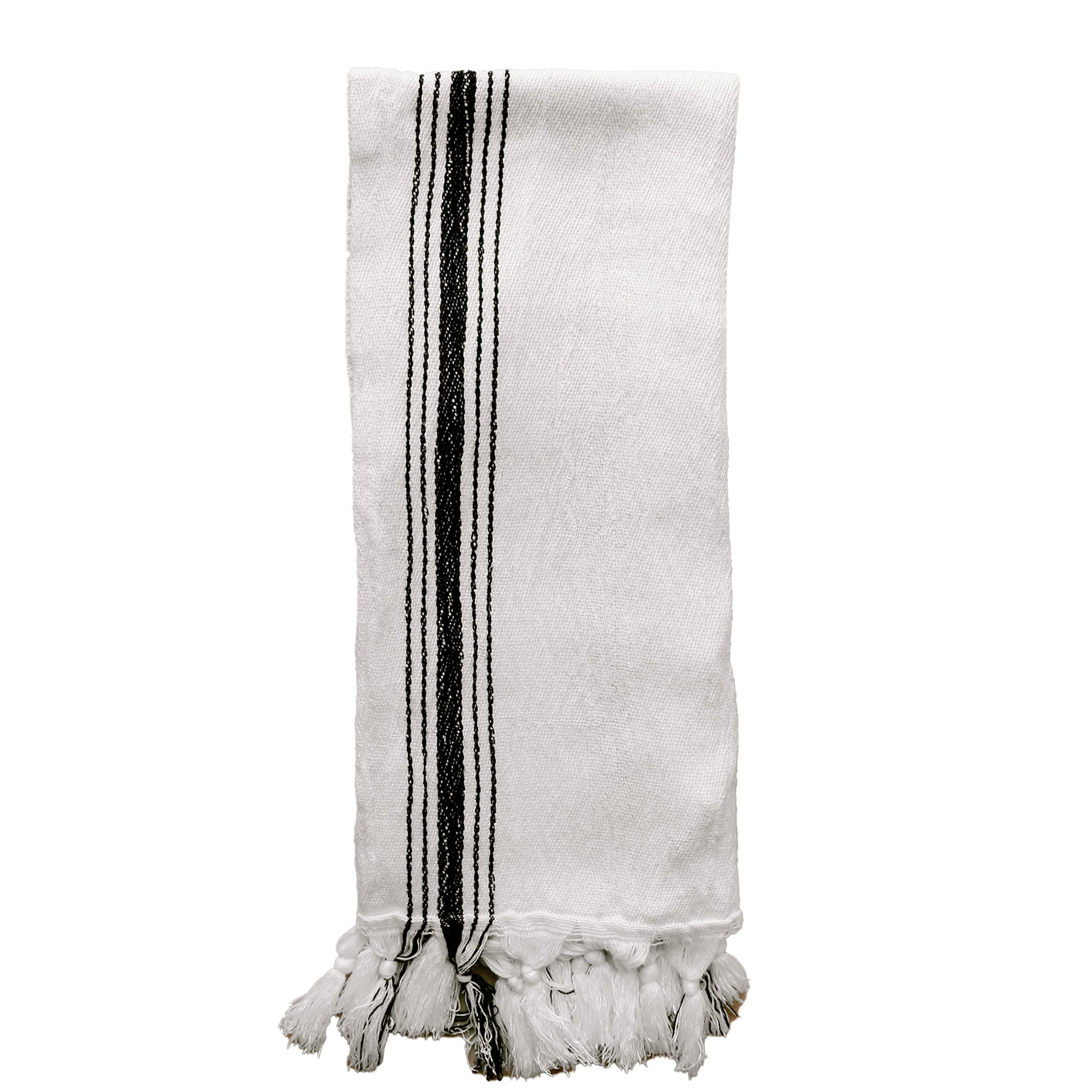 Savannah Five Stripe Turkish Cotton & Bamboo Hand Towel
