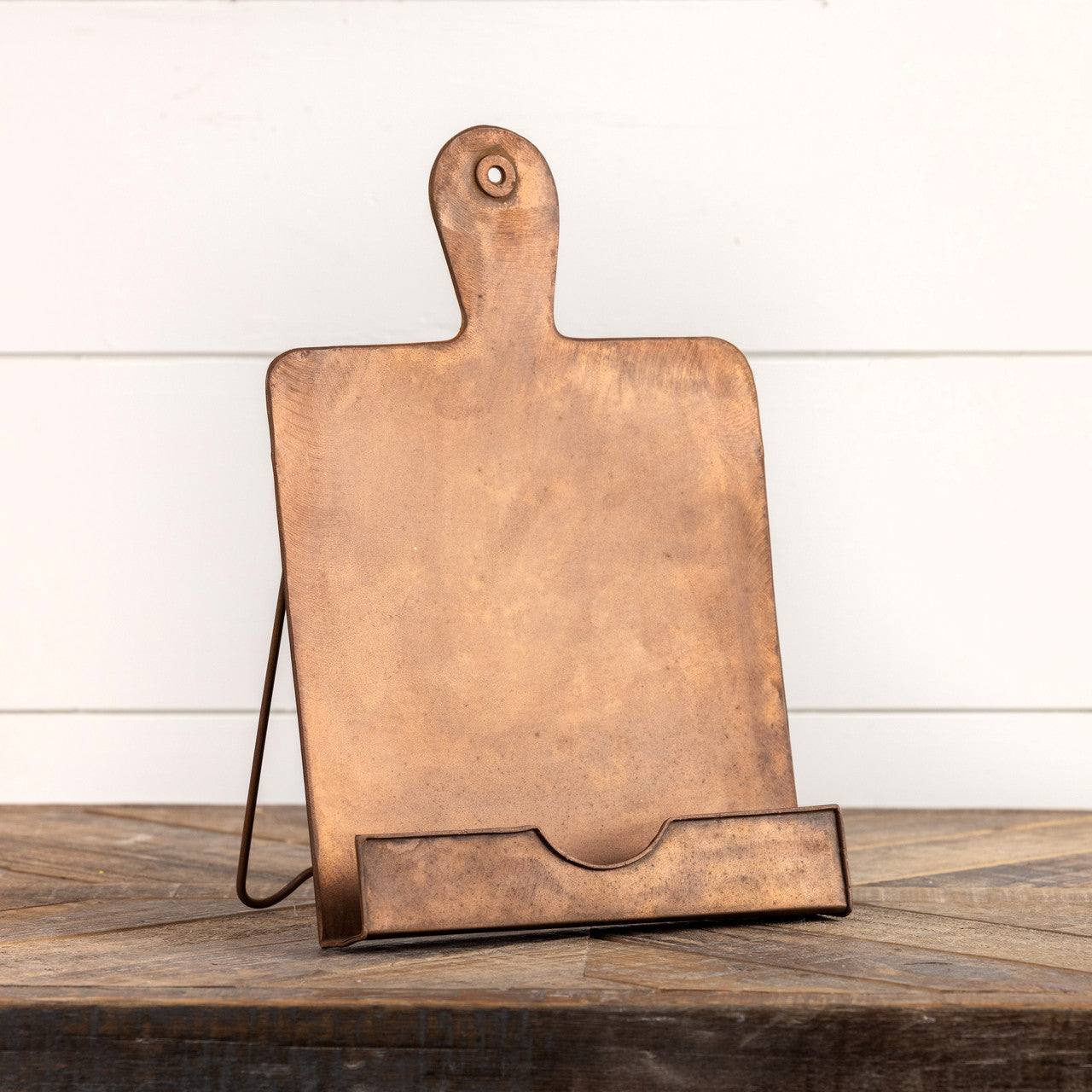 Aged Copper Cookbook Stand